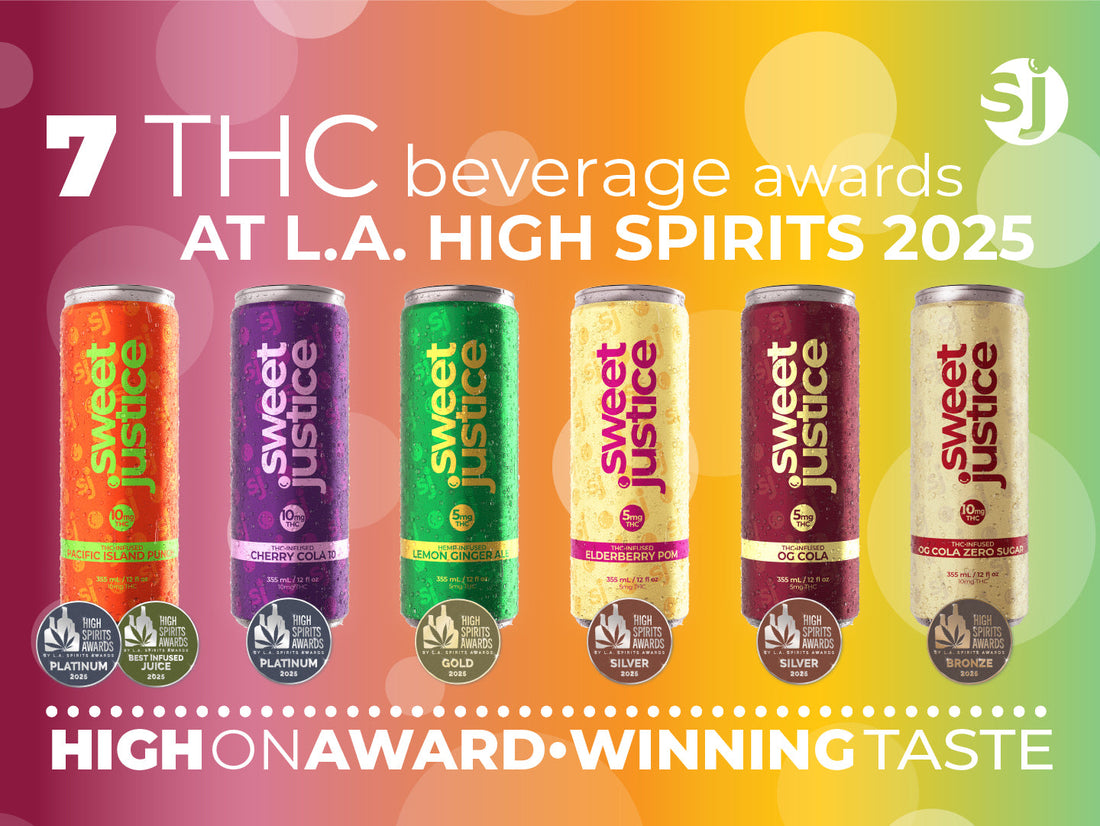 Sweet Justice Wins 7 THC Beverage Awards at L.A. High Spirit Awards 2025
