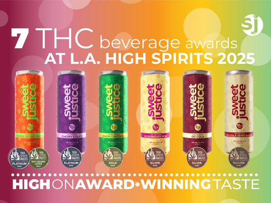 Sweet Justice Wins 7 THC Beverage Awards at L.A. High Spirit Awards 2025