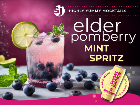 Discover the Ultimate Spring Mocktail: Elder Pomberry Mint Spritz